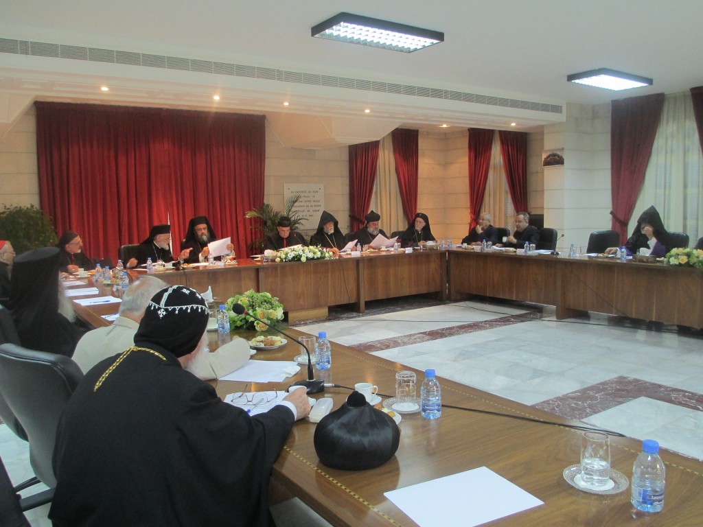 His Holiness Aram I meets with the Heads of the Middle East Churches