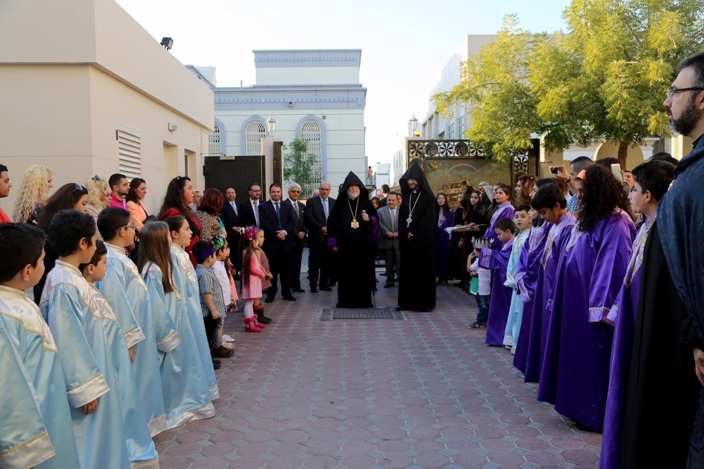 His Holiness Aram I Begins His Pastoral Visit to the United Arab Emirates