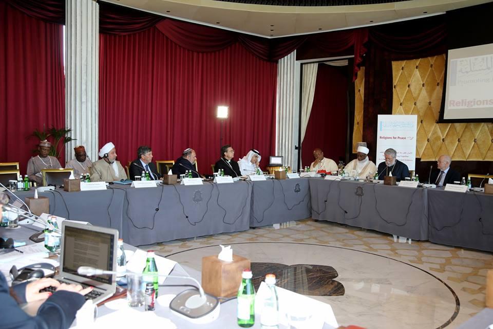 Catholicos Aram I Addresses an Interfaith Meeting in Abu Dhabi