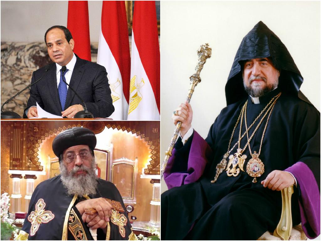 Catholicos Aram I Sends Condolence Letters to Egyptian President & Patriarch Tawadros II